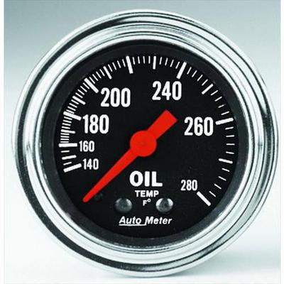 Auto Meter Traditional Chrome Mechanical Oil Temperature Gauge - 2441